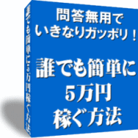 誰でも簡単に5万円稼ぐ方法 パッケージ