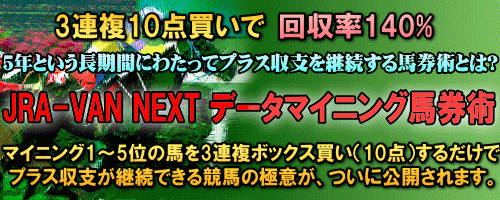 JRA-VAN NEXT データマイニング馬券術